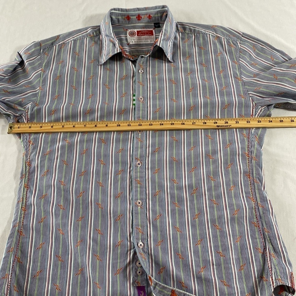 The Robert Graham Long-Sleeve Details Everywhere Freshly Laundered Shirt. S 2XL. - Picture 13 of 17